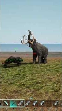 Huskywolf Vs Mammoth | Ark survival ascended | Ark Mods | Ark Battles | Gameplay | Level 150’s