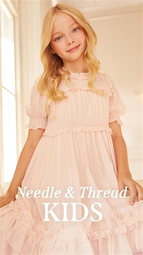 Dollhouse dreams come true 💫✨ Our new KIDS collection is here - full of twirls, sparkles and storybook charm. | Needle & Thread
