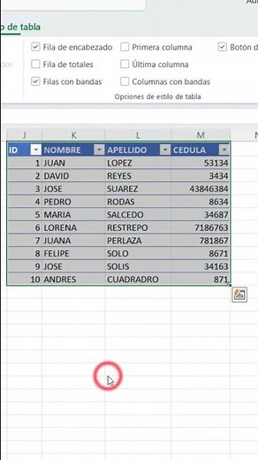 How to apply and remove table formatting in Excel #sepamosexcel #sepamosexcelviral #sepamosexcelc...