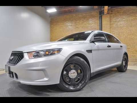 2014 Ford Taurus Police, Silver, 84k Miles, Stk: R-7605