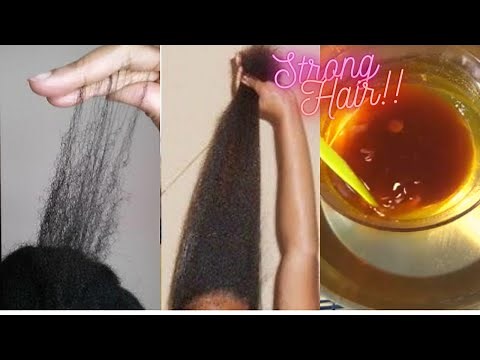Use this Palm Oil treatment once a week to grow strong, long and healthy hair || Back2NaturalGirls.