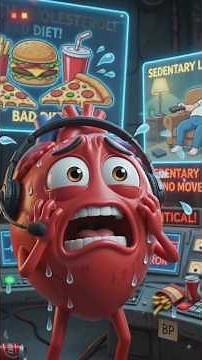Inside the Human Heart: A Funny AI Story About How Your Heart Works! || #facts #shorts