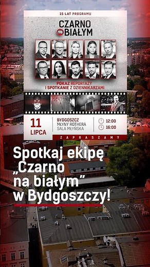 📢 Spotkaj ekipę "Czarno na białym" w Bydgoszczy!