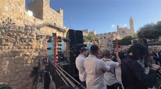 1.7K views · 132 reactions | ✨ A Day of Prayer at the Tower of David ✨ Believers from all over the world gathered today in the heart of Jerusalem, standing together in prayer and worship for Israel.  Led by Bishop Robert Stearns and worship leaders from many nations, voices rose in unity — declaring hope, peace, and God’s promises over this land. #DayOfPrayer #PrayForIsrael #Jerusalem #TowerOfDavid #Worship #Unity | Sar-El Tours | Facebook