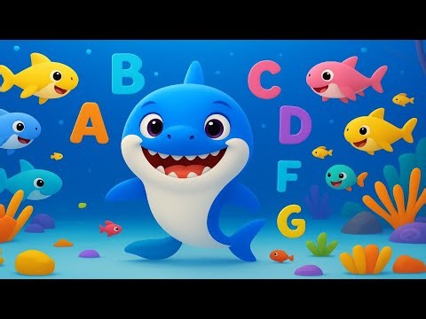Baby Shark Dance + ABC Alphabet Song | Learn ABCD with Nursery Rhymes for Kids & Toddlers