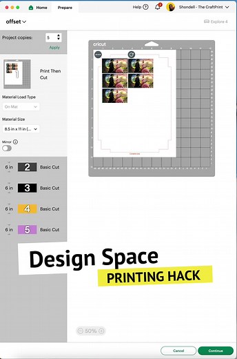 Cricut Design Space: Print Then Cut Hack