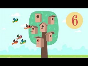 Dibujos animados - Nos gusta contar - Contamos hasta seis - Vídeo infantil para aprender a contar