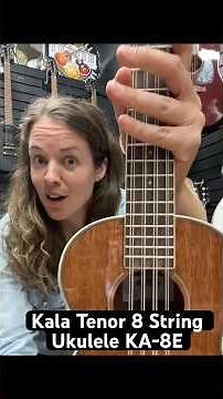 Kala Electric Tenor 8 String Uke KA-8E #kala #kalaukulele #8strings #ukulele #musicstore