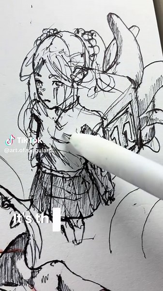 Tentacles #art #arttok #fyp #sketch