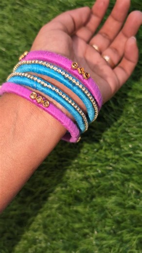 sireesha | Bangles from @madhus_thread_crafts_ | Instagram