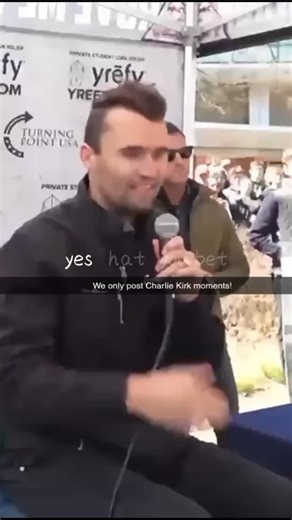 144K views · 31 reactions | Challenging the status quo and sparking conversations ✊ Whether you agree or disagree, voices like Charlie Kirk’s continue to shape the dialogue about America’s future #CharlieKirk #TurningPointUSA #AmericanVoices #Conservative #Freedom #Debate #PoliticsToday #USA #Leadership #Patriot | Topvoiceclips | Facebook