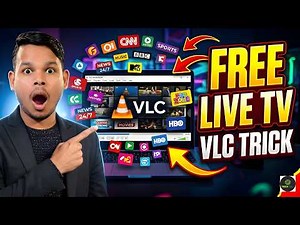 Watch LIVE TV Channels for FREE Using VLC Media Player! 📺🔥