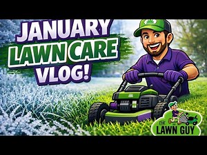 LAWN GUY JANUARY LAWN CARE VLOG
