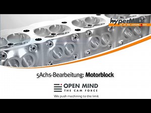 5-axis Machining: Engine milling