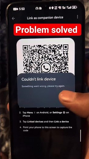 Couldn't Link Device Problem New Solution | WhatsApp Linked Device Fix