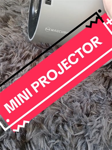 Mini home movies just like being at the cinema with this small but powerful mini projector. Good audio and visual. #projector #magcubic