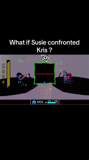 Kris vs Susie and Sans (Weird route) animation by Spamdoor #deltarune #fyp #sans