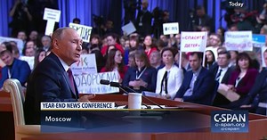 Russian President Putin Holds Year-End News Conference