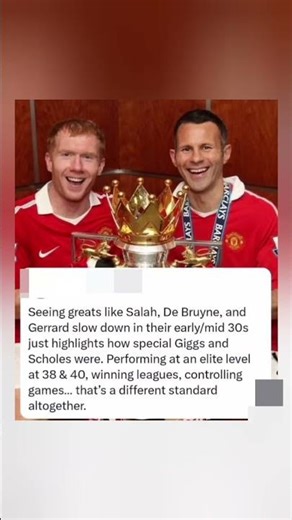 👑🕰️ Giggs & Scholes: Elite at 38 & 40 #mufc
