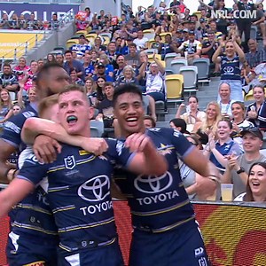 Most-watched tries of 2022 - #49 Short-side magic from the Cowboys! 🧙‍♂️ | NRL
