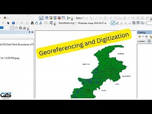 How to do Digitization and Georeferencing in ArcMap || ArcGIS || GIS Analysis