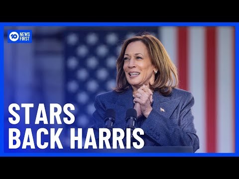 Stars Continue To Back Harris Campaign | 10 News First