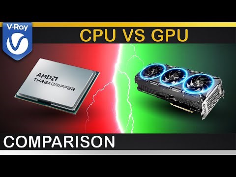 V-Ray | CPU or GPU - Which one can render FASTER?