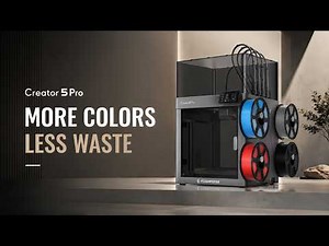 Flashforge Creator 5 Pro: More Colors, Less Waste, More Possibilities