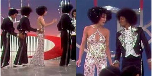 In an iconic 1975 clip, a teenage Michael Jackson stuns Cher during hypnotic robot dance duet
