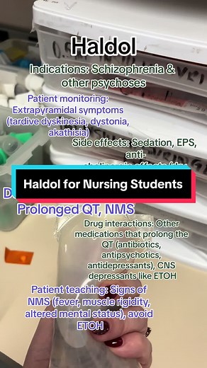 Haldol: Key Insights for Nursing Students