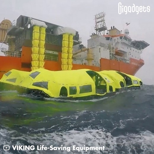 152K views · 19K reactions | This evacuation system can save 800 people from a sinking ship. | GIGadgets | Facebook