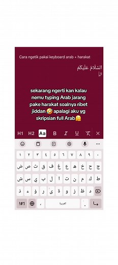 Cara Mengetik Keyboard Huruf Arab di HP: Tutorial dan Tips