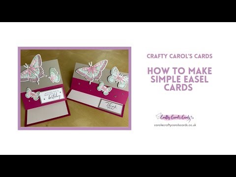 How to make simple Easel cards