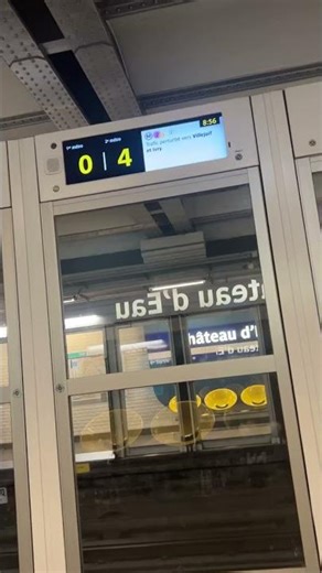 Metro paris #trending #viral #paris #train #shortvideo #shorts