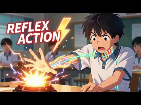 Reflex Arc Explained Simply 🔥 | Class 10 Biology | NCERT