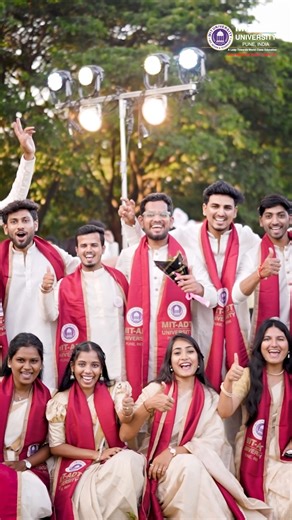 4.1K views · 88 reactions | We dreamed together, struggled together, and now we graduate together  Each step, each obstacle, each challenge — all led to this moment of triumph! You came with a goal, worked hard, mastered your skills, and never gave up.  Today isn’t a gift — it’s your well-earned reward.  #8thConvocationceremony #convocation2025 #PrideAndPurpose #brightminds #MITADT #University #worldclasseducation | MIT ADT University, Pune | Facebook