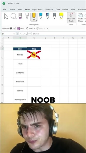 How to automatically pull official state flags into Excel using Geography Data Type. 🤯