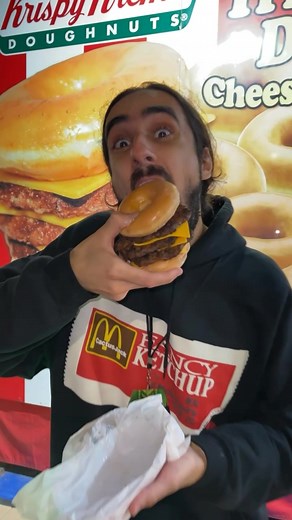 Delicious Krispy Kreme Donut Burger Recipe