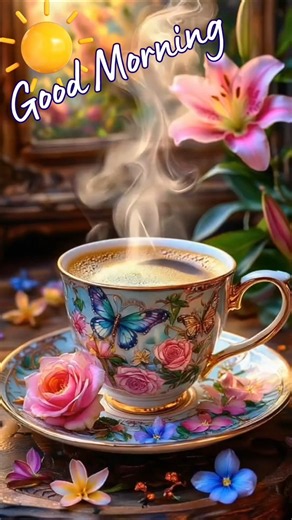 Good morning🌹 Morning nature✨Start a new day brightly🔅Summer melody