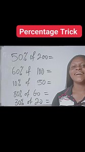 114K views · 1.4K reactions | Percentage Trick #viralreel2024 #percentagetricks #mathematics | Maths with Chinwendu | Facebook