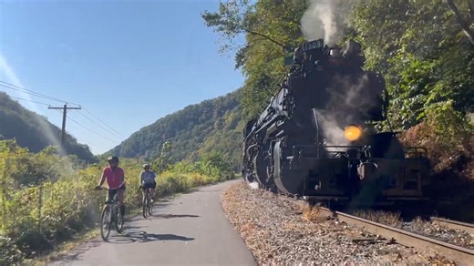 🚂🚴Rails and Trails can coexist WITHOUT a separation fence. ⬇️ For over 40 years, Rails-WITH-Trails has proven to be a tried and true method of sharing a railroad right-of-way so every body can enjoy it! It's so effective that the USDOT created a toolkit report about best practices and the lessons learned over years of converting railroads into recreational trails. It found that rail-trail conversion is not always the best idea and it made no standard on grade separation or barrier. Here’s what