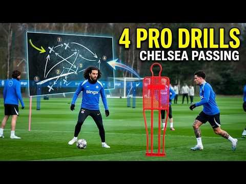 ✅ Chelsea FC / ''Great'' Passing Warm Up Drills / 4 Drills
