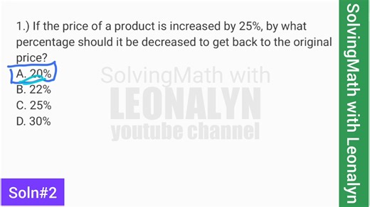 Percentage increase, decrease | Free Reviewers with Leonalyn