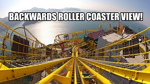 108K views · 2.6K reactions | Backwards roller coaster view offers a totally cool and different perspective! Sometimes angles you'll never see on a ride! Who loves to watch the backwards view? Coaster: Hair Raiser at Ocean Park. | Theme Park Review | Facebook