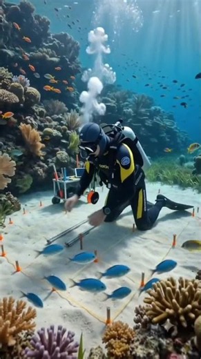 Hidden Paradise Under the Ocean 🌊🐢 | Unreal Coral Reef & Sea Life in 4K #asmr #short