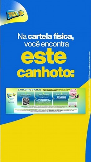 O Cadastro das Tele Senas físicas é 100% digital!