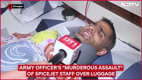 "He Didn't Allow Anyone To Help Me": SpiceJet Staff Hit By Army Officer At Srinagar Airport