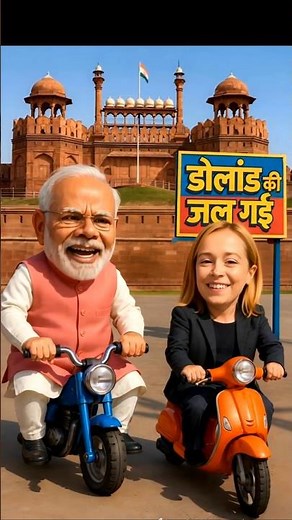 😂 Modi Ji Aur Meloni Ki Meeting | Trump Ki Dosti Ki Baat 😅 #funny #trending #shorts #viral #comedy