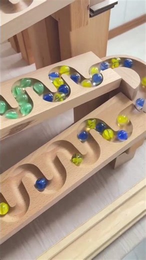 ASMR Marble Racing #marblerun #asmr #games #marble #marblesrace #marblesofig #woodentoys