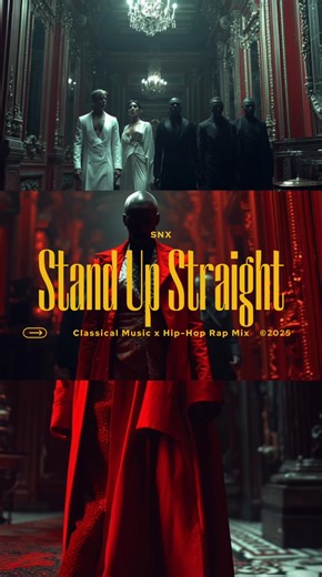 Tittle: Stand Up Straight l SNX (Classical Music x Hip-Hop Rap Mix) 🎶 Genre: Classical Music x Hip-Hop Rap Mix 💥 Mood: Motivational, Powerful, Cinematic, Confident 🔥 Perfect For: ✔️ Motivation edits & powerful cinematic reels ✔️ Workout playlists and high-focus sessions ✔️ Scenes about discipline, confidence, and self-control ✔️ Fans of orchestral hip-hop with strong atmospheric energy 🎧 Artist/Producer: SNX (original production) 📩 Collabs / Licensing / Beats: snxkontakt@gmail.com 📸 Follow